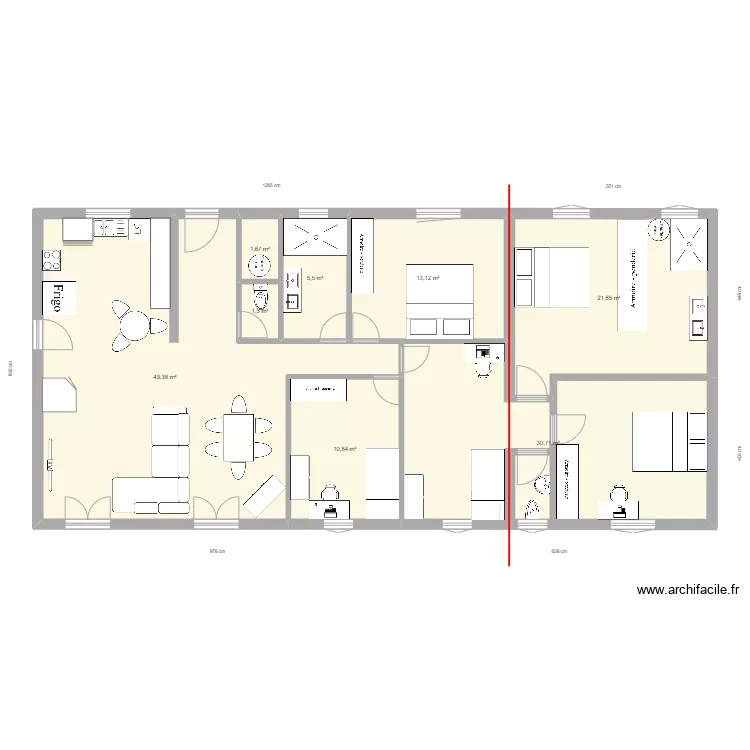 Extension maisonV2. Plan de 
