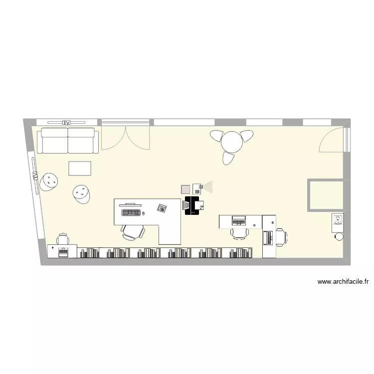 Agence N&eacute;gocity. Plan de 