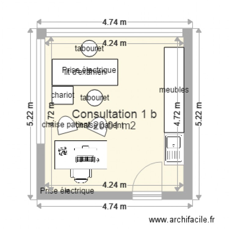 Consultation 1 b. Plan de 0 pièce et 0 m2