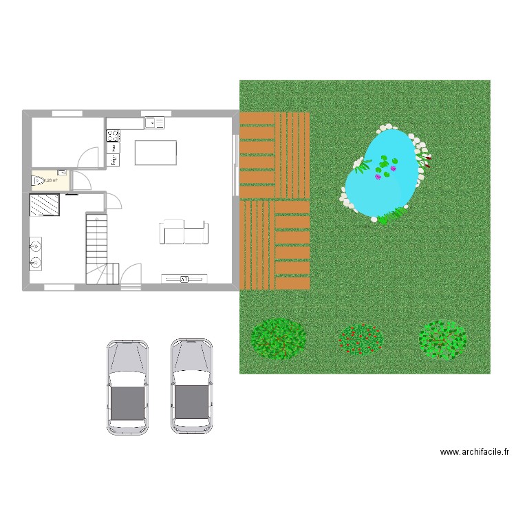 Condé folie. Plan de 0 pièce et 0 m2