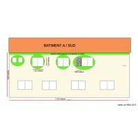BATIMENT A / FACADE SUD  1