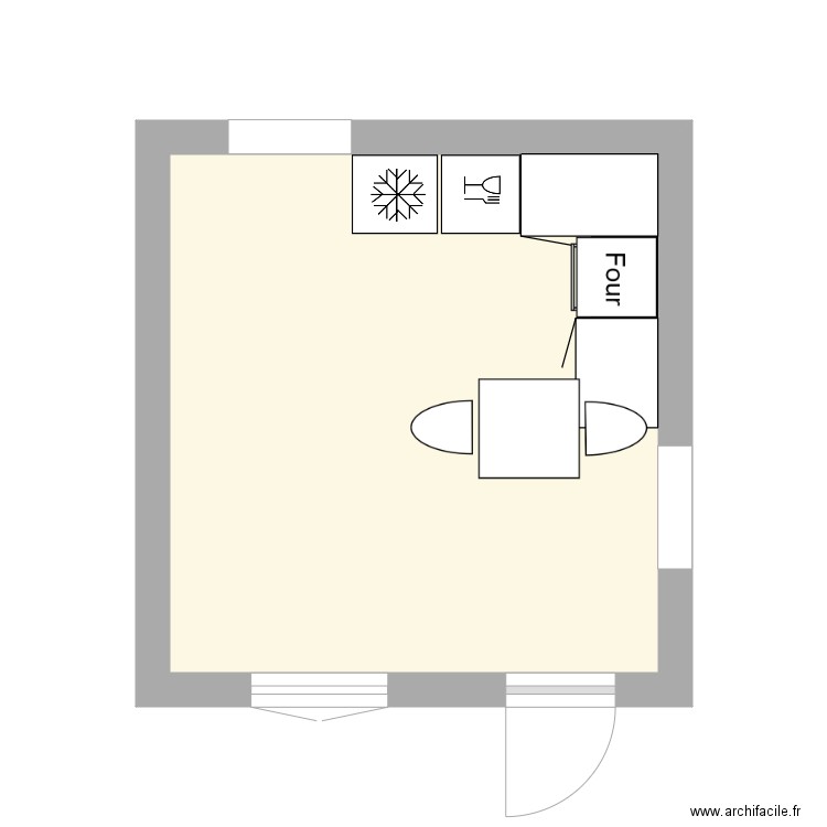 cuisine. Plan de 0 pièce et 0 m2
