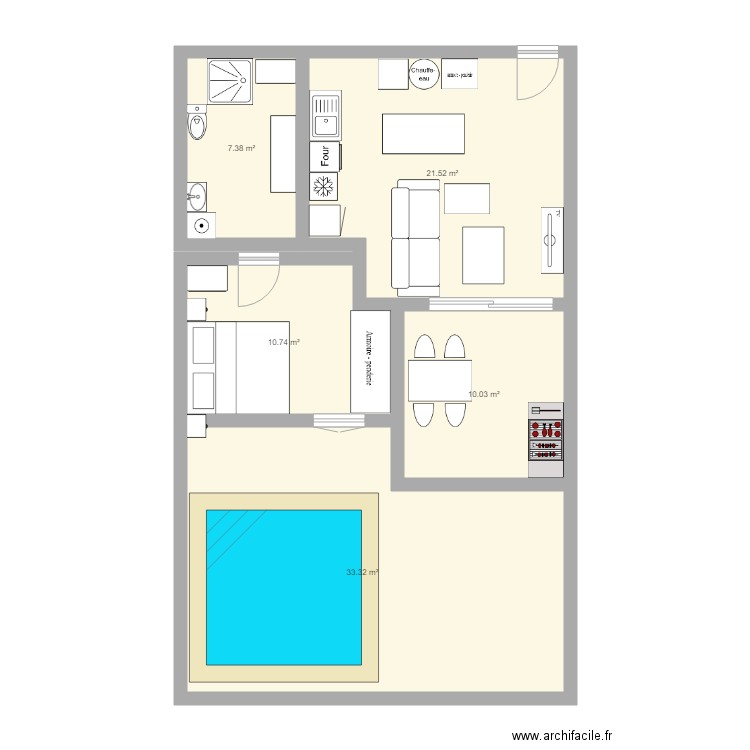 Appartement Bihorel. Plan de 0 pièce et 0 m2