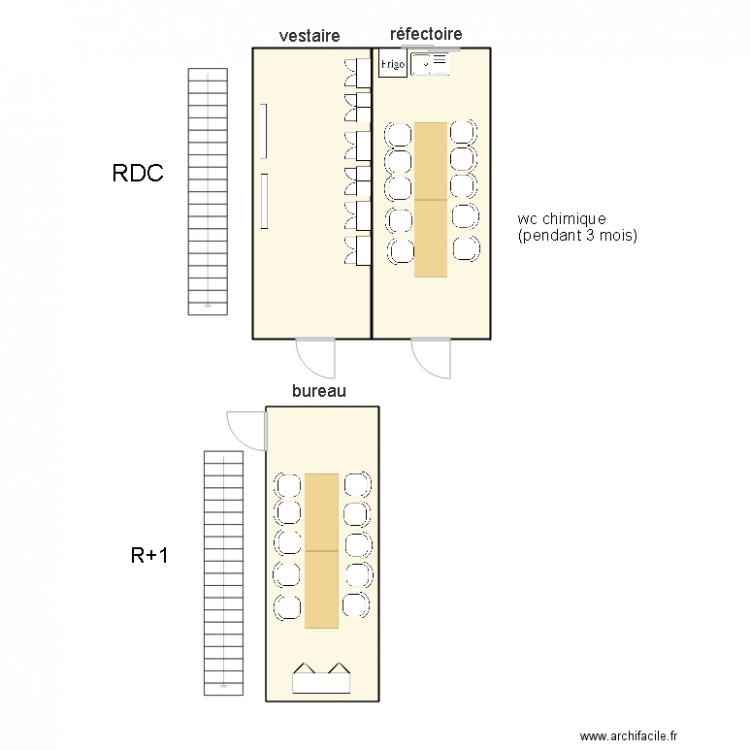 COMPAGNIE DE CONSTRUCTION  CHANTIER TERNAY. Plan de 0 pièce et 0 m2