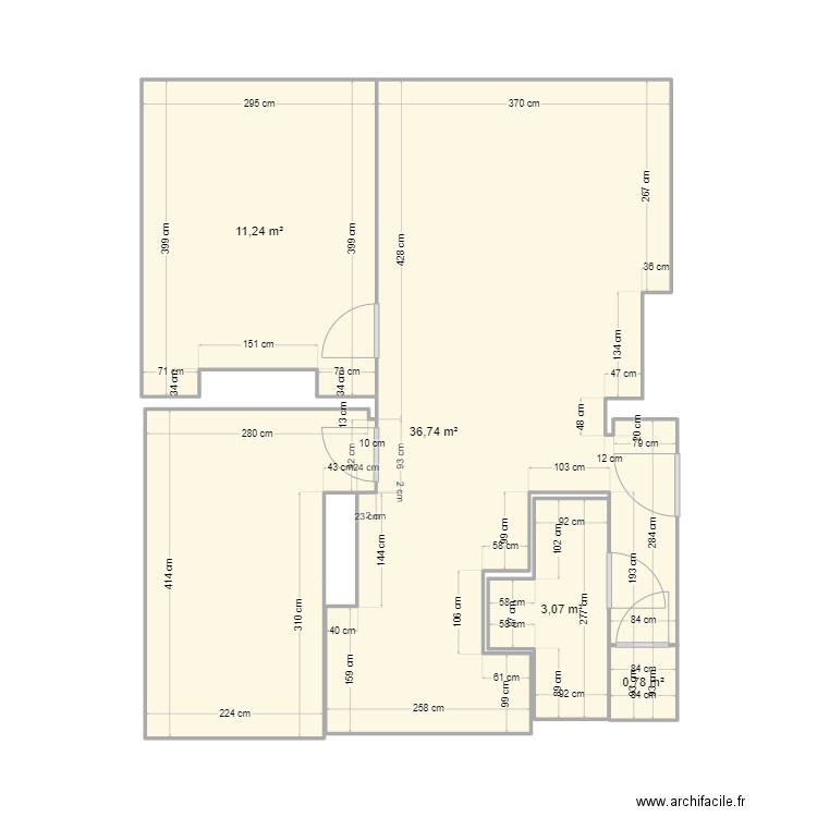 Appart 2. Plan de 0 pièce et 0 m2