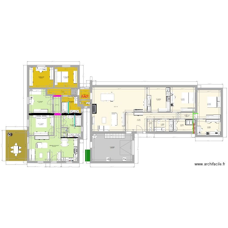  oct annexe appart 2 plomberie. Plan de 0 pièce et 0 m2