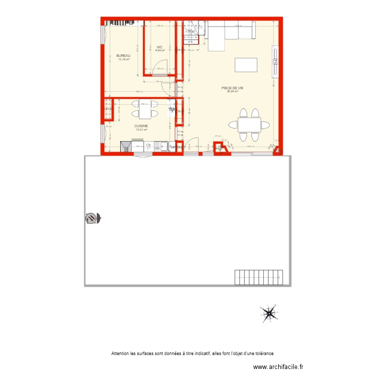 BI1731 NIVEAU 1 COTE. Plan de 0 pièce et 0 m2