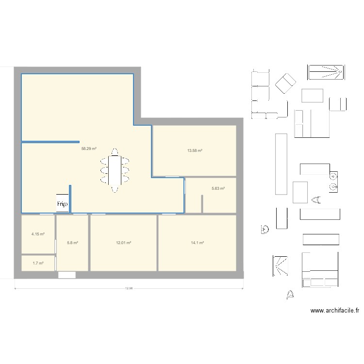 MAISON 4. Plan de 0 pièce et 0 m2