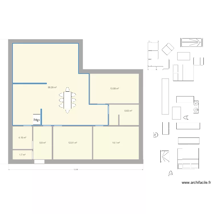 MAISON 4. Plan de 