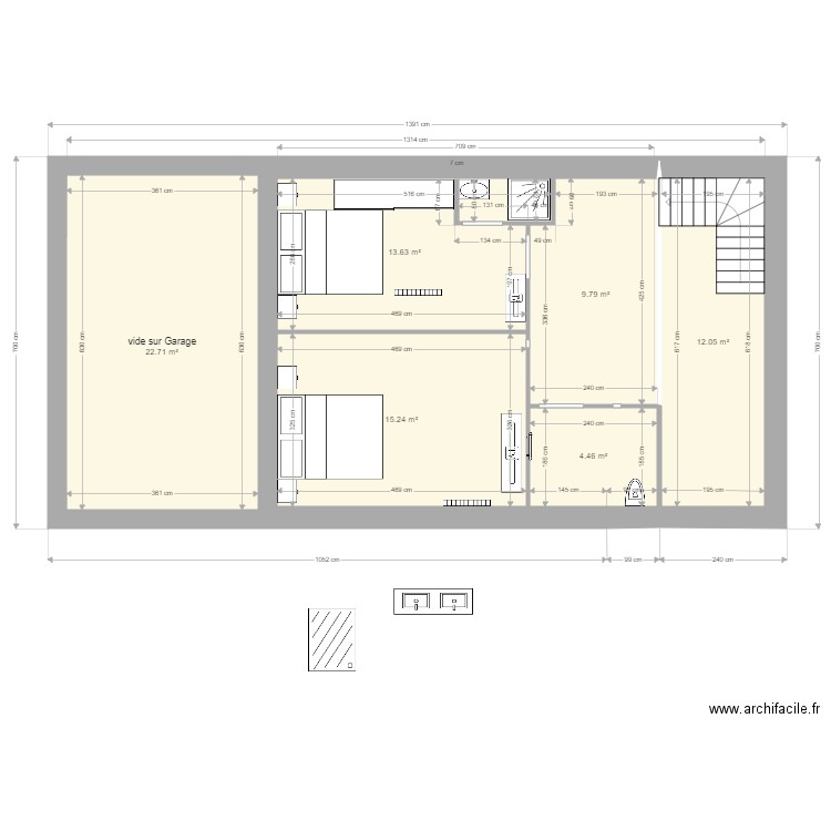 RDC etage Modif. Plan de 0 pièce et 0 m2