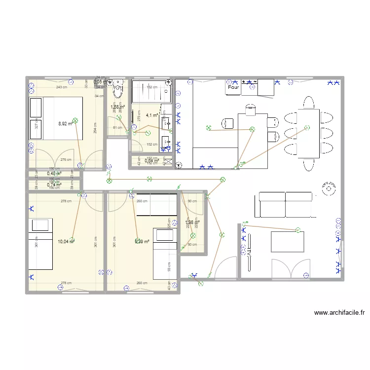 Maison l'union 1 elec. Plan de 