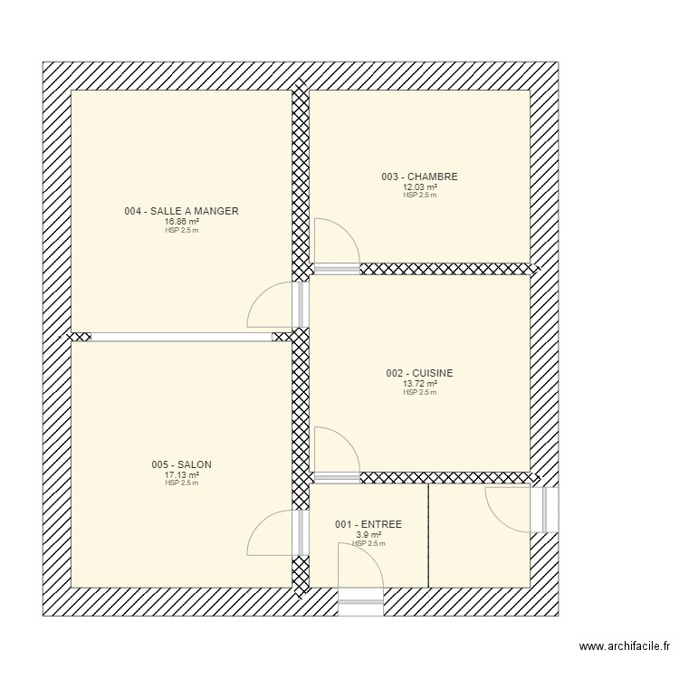 MONDELANGE SADOCCO R Niv 0 RDC PROJET. Plan de 0 pièce et 0 m2