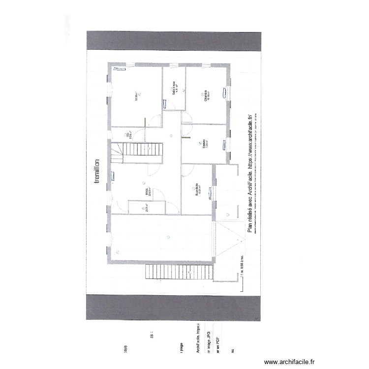 TREMILLON TEST. Plan de 0 pièce et 0 m2
