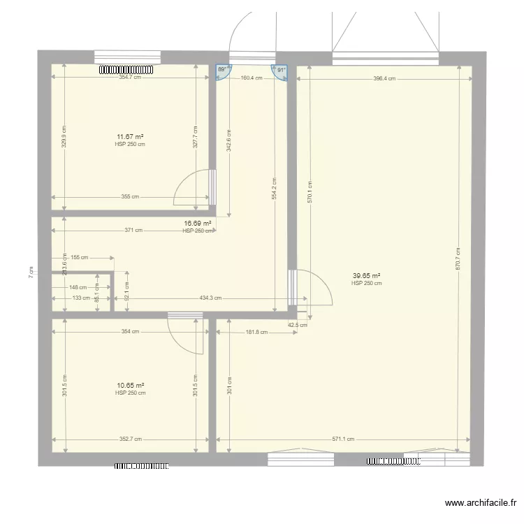 FONCIA LOISEL RDC. Plan de 