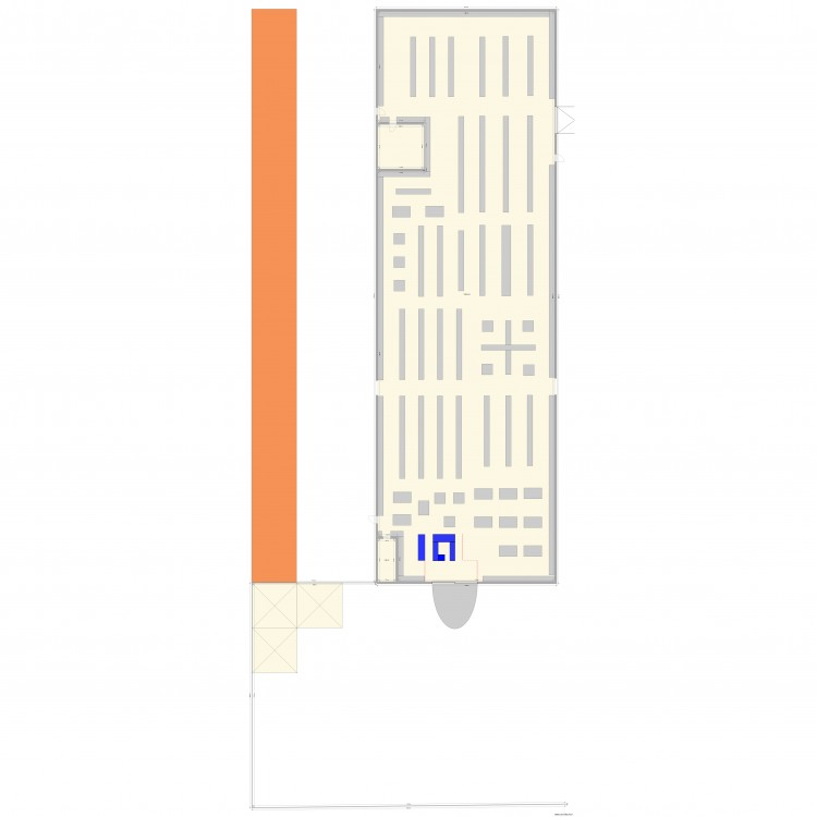 magasin. Plan de 0 pièce et 0 m2