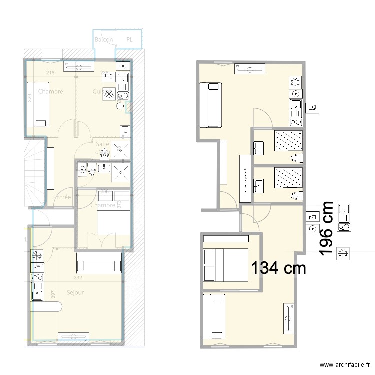 Plan_Marseille_Lot_9_V4_Agrandissement_3. Plan de 8 pièces et 87 m2