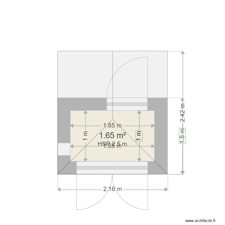 pla archi. Plan de 0 pièce et 0 m2