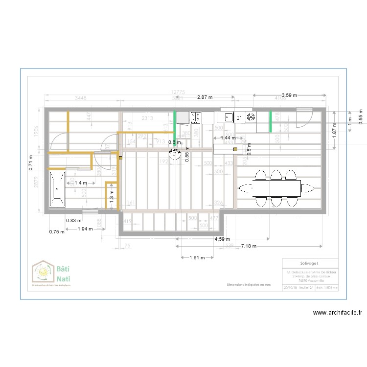 maison à jour. Plan de 0 pièce et 0 m2