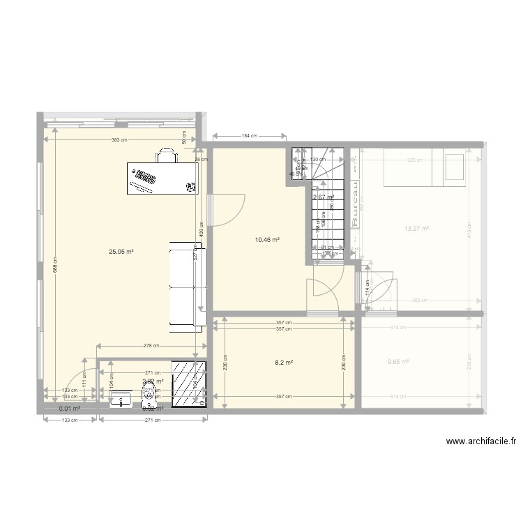 NEUILLY PLAN PROJETE. Plan de 0 pièce et 0 m2