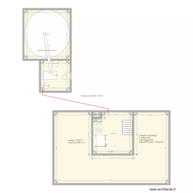 de navacelle. Plan de 