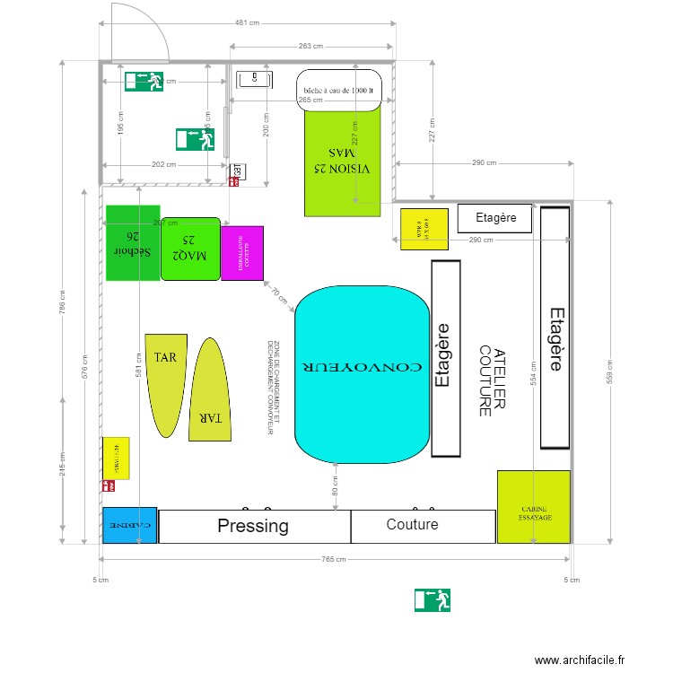 PROJET 8 SUPER U ARRADON. Plan de 0 pièce et 0 m2