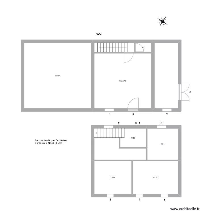 BREMAUD Guy. Plan de 