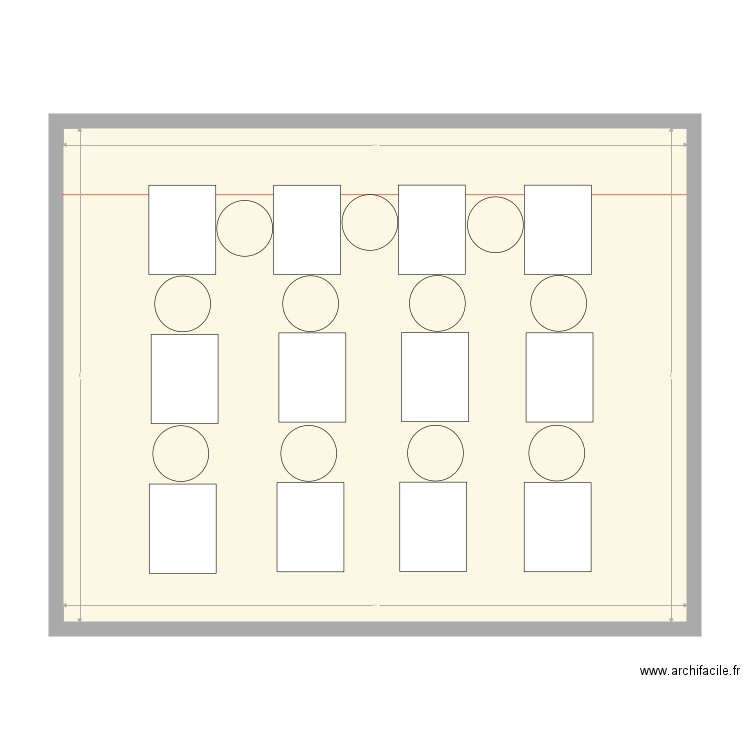 distanciation. Plan de 0 pièce et 0 m2