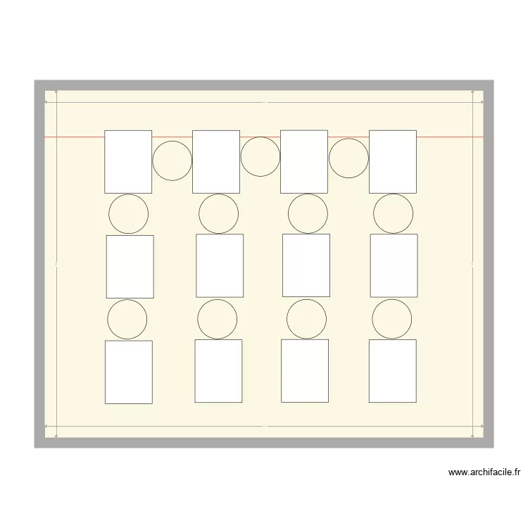 distanciation. Plan de 