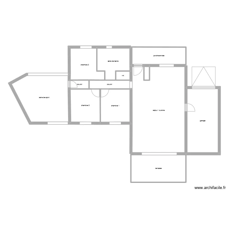 bouetard rdc 1fin. Plan de 