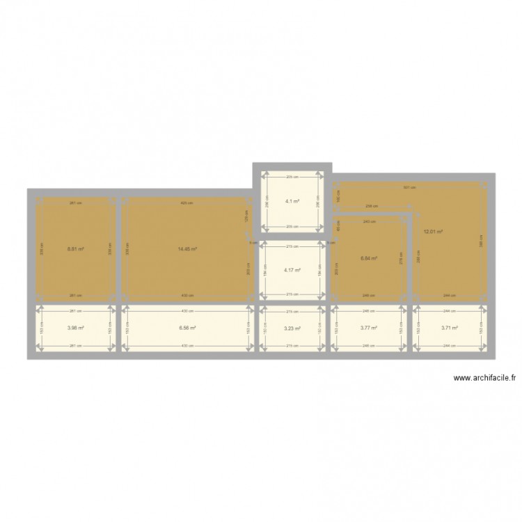 Kiraly utca 99 30M 70m2 430cm. Plan de 0 pièce et 0 m2