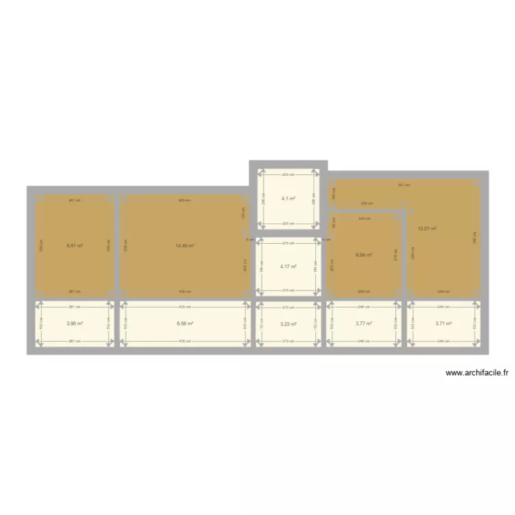 Kiraly utca 99 30M 70m2 430cm. Plan de 
