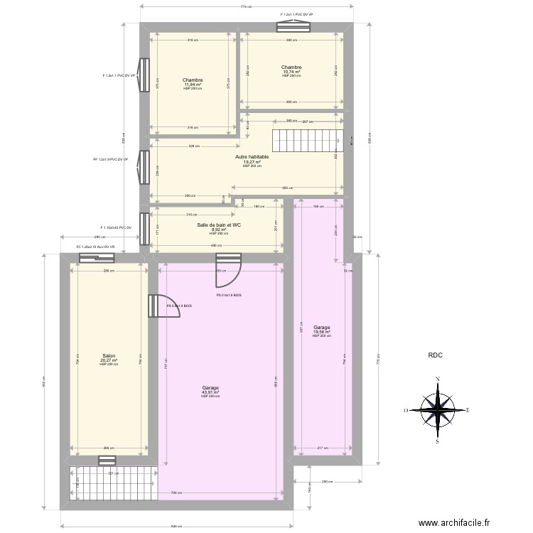 Ngounou. Plan de 0 pièce et 0 m2