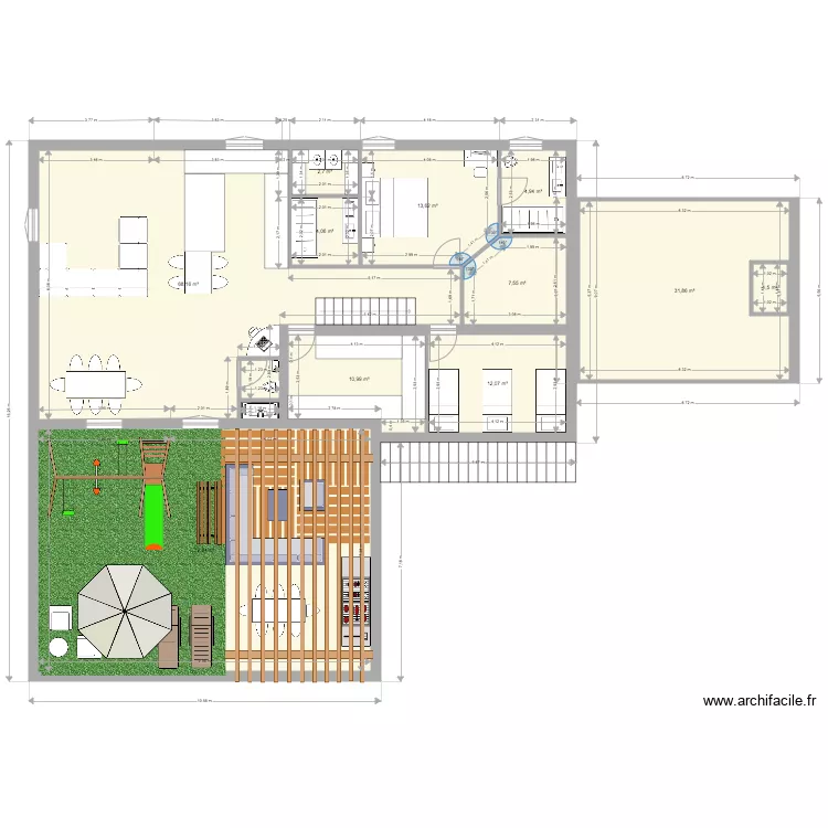 MAISON4. Plan de 