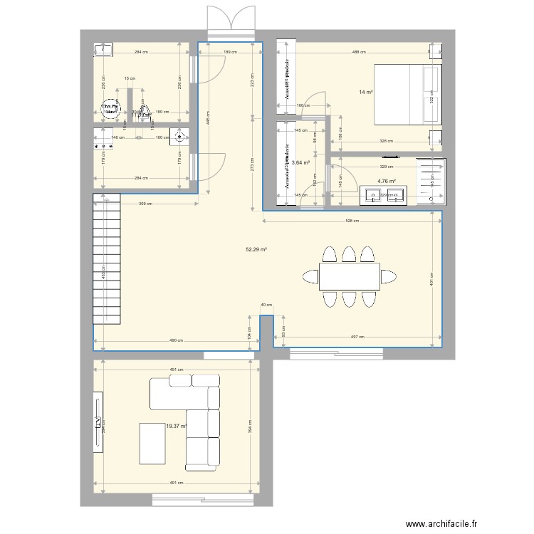 plan Le Vernet 3. Plan de 0 pièce et 0 m2