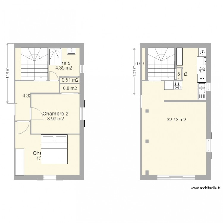 extension 17d1. Plan de 0 pièce et 0 m2