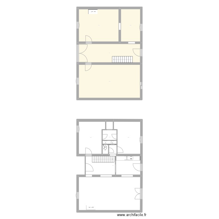 projet salva. Plan de 12 pièces et 168 m2