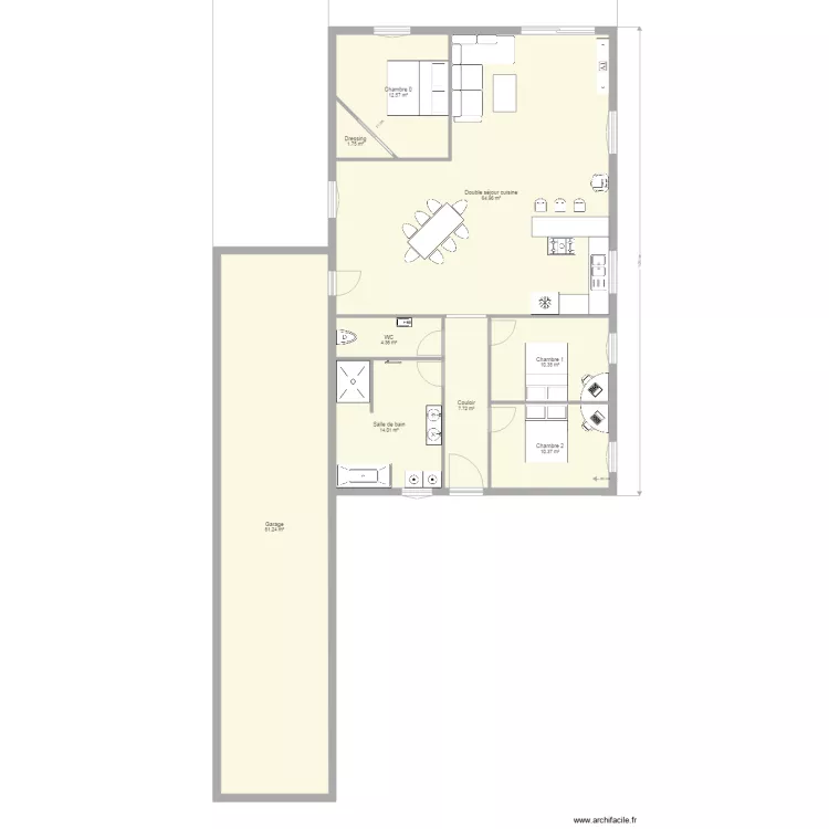 Rosieres 142m2 ind B. Plan de 