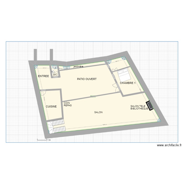 sidi mimoun bis. Plan de 0 pièce et 0 m2