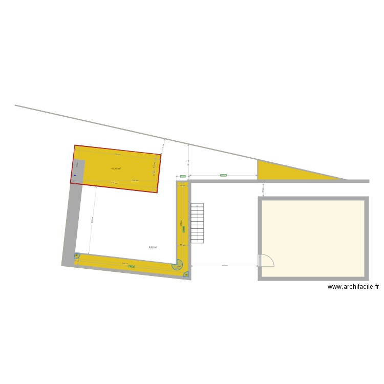 Terrasse 1. Plan de 0 pièce et 0 m2