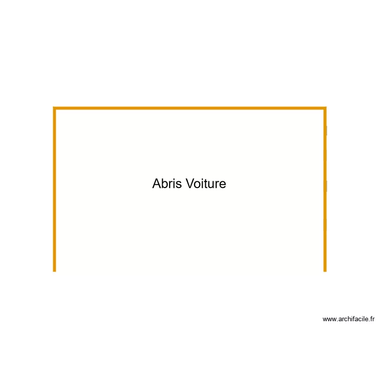 abris voiture. Plan de 
