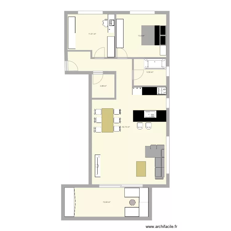 Appartement Morens. Plan de Appartement Morens. Plan de