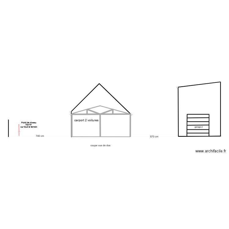 PCMI5     GARAGECOUPEdos. Plan de 0 pièce et 0 m2