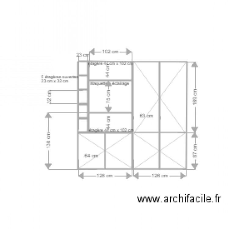 Niogret placard entrée en 40. Plan de 0 pièce et 0 m2