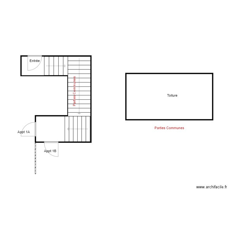 SCI TOUTAIN P COMMUNES. Plan de 0 pièce et 0 m2