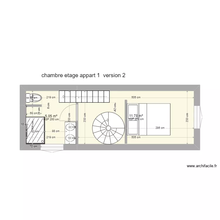 ETAGE APP 1. Plan de 