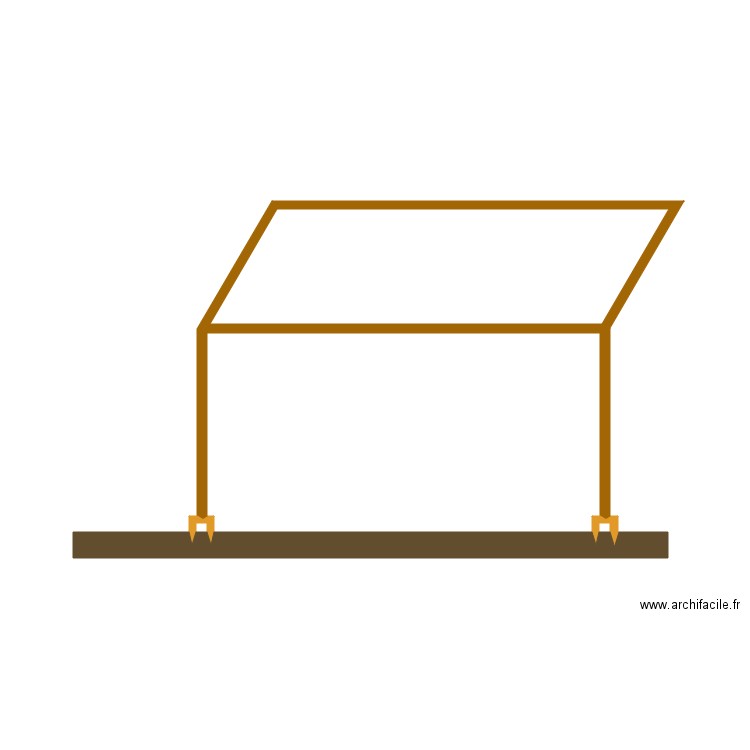 pergola de base. Plan de 0 pièce et 0 m2