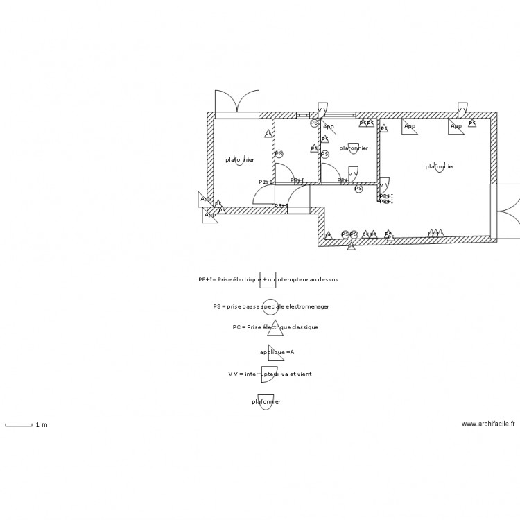 praloup ELEC. Plan de 0 pièce et 0 m2