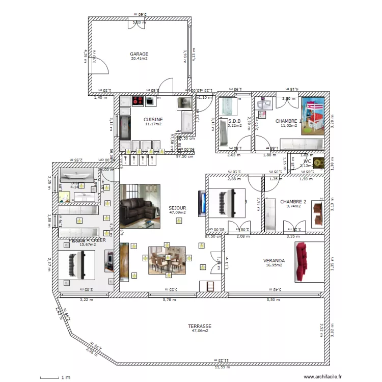 ST ANDRE MEUBLE. Plan de ST ANDRE MEUBLE. Plan de