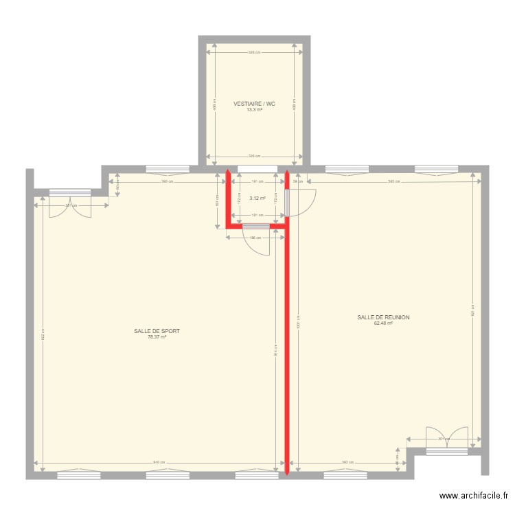 Salle EPI. Plan de 0 pièce et 0 m2