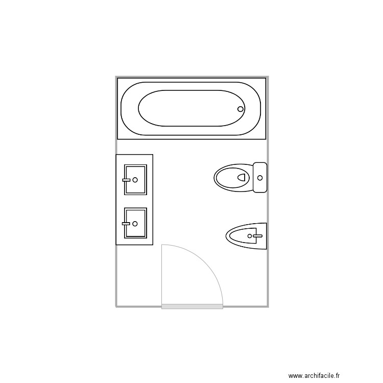 salle de bain sabrina. Plan de 0 pièce et 0 m2